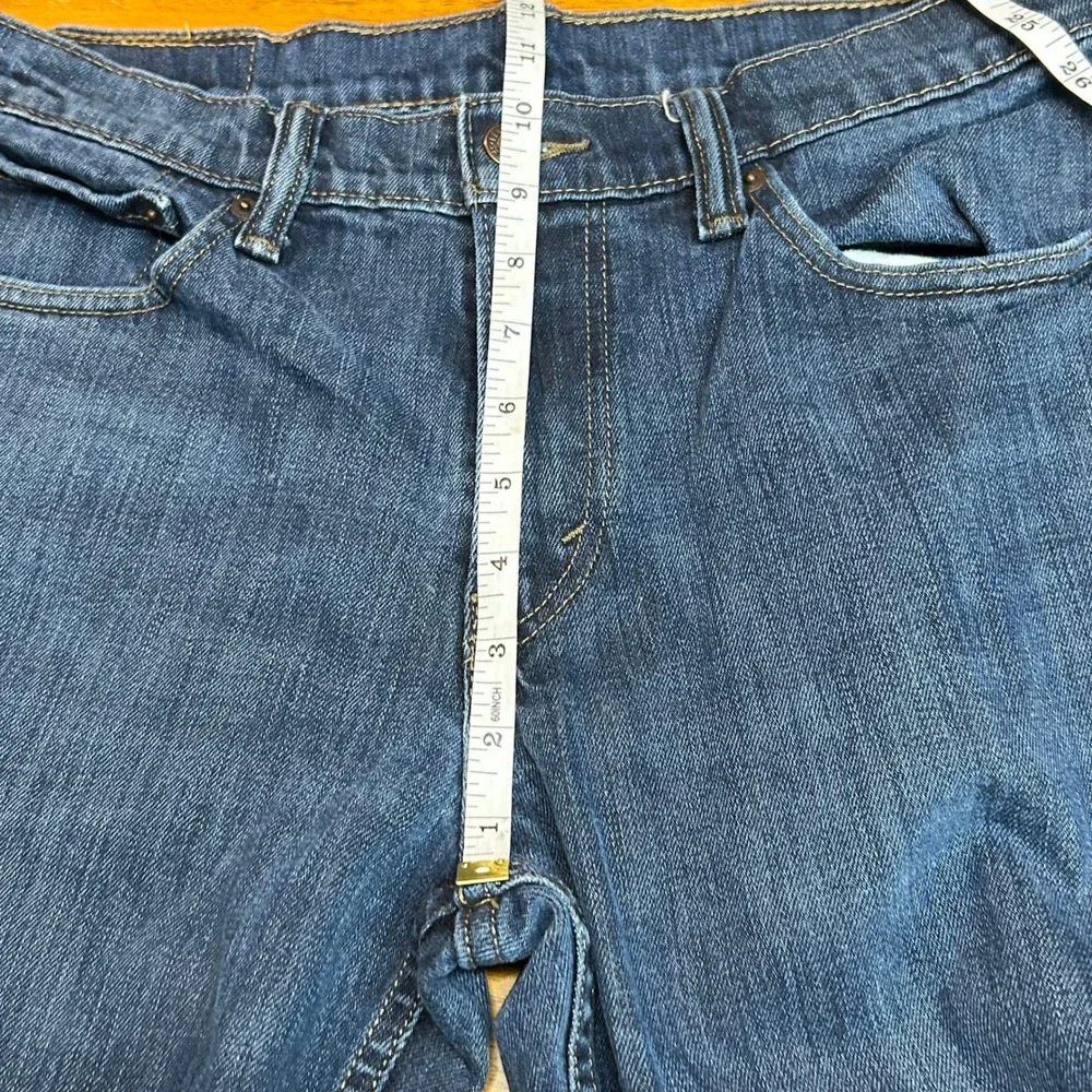 Levis 511 Slim Fit Jeans Mens 33x32 Dark Wash Blue Stretch Denim 04511-1150